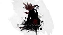 Text white background bleach aizen sousuke villains paint 