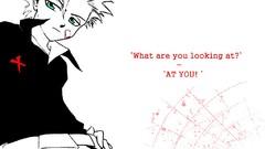 Text white background Manga blue eyes bleach Hitsugaya Toshiro