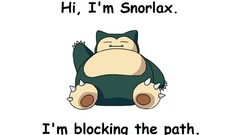 Text white background Pokemon snorlax Simple Background