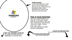 Text white background windows