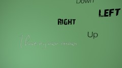 Text white Green colors arrows Photo manipulation