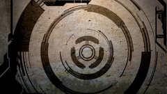 Textures abstract Portal circles