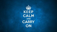 Textures blue Keep Calm and