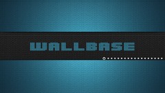 Textures blue wall text widescreen Wallbase