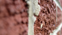 Textures brick wall depth of field