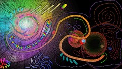 Textures design patterns loop psychedelic Templates colors 