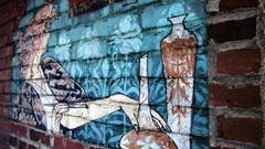 Textures graffiti Bricks artwork