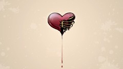Textures Hearts Bones funny splashes organ minimalistic