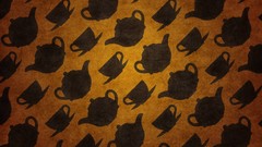 Textures patterns abstract teapots tea cup