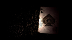 Textures playing cards ace