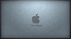 Textures simple metal linen apple inc think different