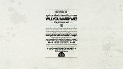 Textures Typography Princess prince funny rocks splashes the 