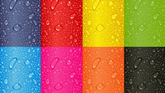 Textures water drops multicolor
