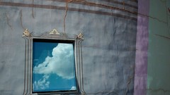 Textures windows cracks skies surreal