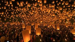 Thailand lanterns mai festival