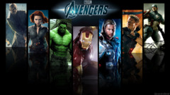 The Avengers Hulk Black Widow Nick Fury Iron Man thor Hawkeye