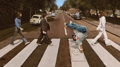 The Beatles Abbey Road breakdancing