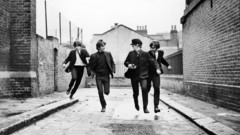 The Beatles greyscale