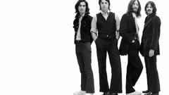 The Beatles monochrome greyscale