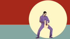 The Big Lebowski Jesus Quintana Movies artwork circle red white