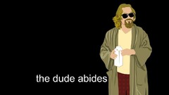 The Big Lebowski The Dude Movies milk sunglasses artwork humor