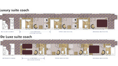 The blue train coach