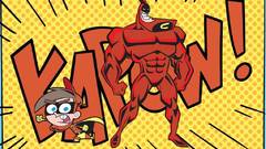 The crimson chin cleft