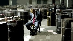 The Dark Knight gasoline artwork Harvey Dent