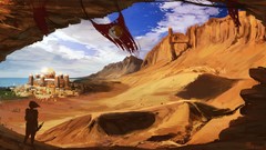 The elder scrolls artwork video games deserts