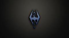 the elder scrolls v skyrim logo video games PC gaming RPG