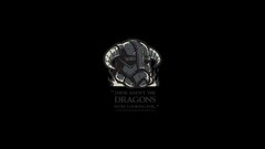the elder scrolls v skyrim Minimalism digital art humor helmet