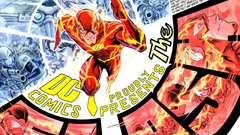 the flash comic art superhero
