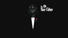 The Godfather star wars parody Darth Vader artwork
