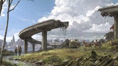 The last of us post-apocalyptic