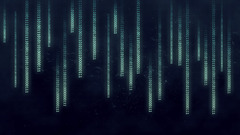 the matrix binary abstract Minimalism Movies digital art