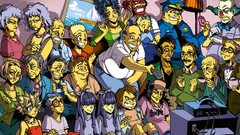 The Simpsons cartoons alternative art