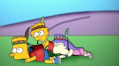 The Simpsons head dress