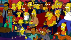 The Simpsons Homer Simpson carl Bart Simpson Mr. Burns Apu 