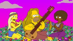 The Simpsons Homer Simpson hippie