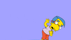 The simpsons milhouse van