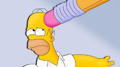 The Simpsons Pencils eraser