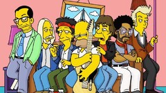 The Simpsons Rolling Stones Homer Simpson mick jagger cartoon