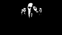 The Sopranos TV series gangster crime monochrome