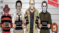 The Usual Suspects comics funny Freddy Krueger jason voorhees