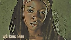 The walking dead michonne Danai Gurira