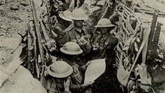 The western troops entrenched frontbritish