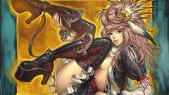 Thigh highs high heels sideboobs