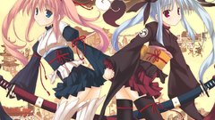 Thigh highs twintails Japanese