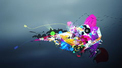 Things abstract composition colorful various amazing