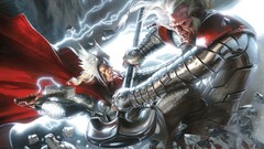 Thor fantasy art Mjolnir